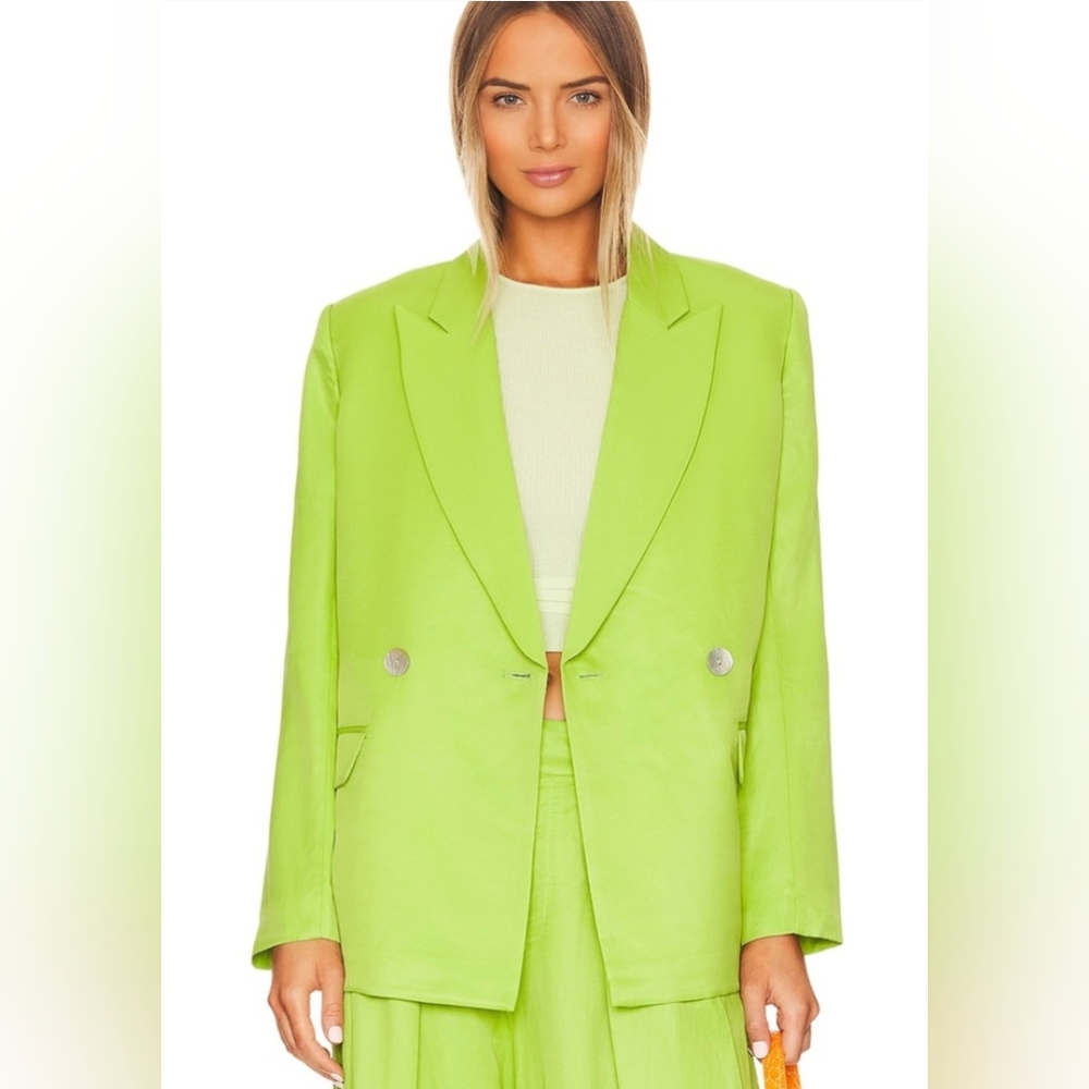 NWT KAYA BLAZER IN GREEN from L'Academie